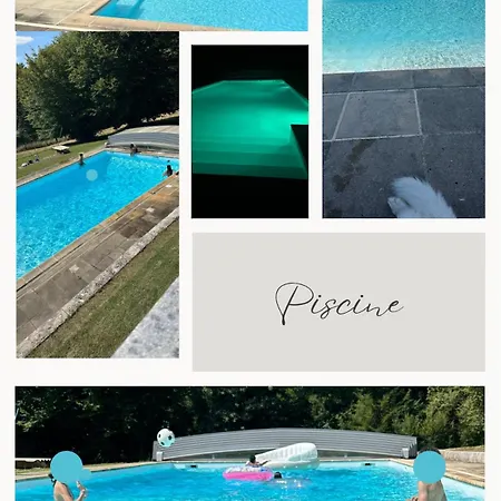 Tatil Evi Domaine De Charme 3 Etoiles , Piscine Xxl Et Parc Verdoyant Bonnetan